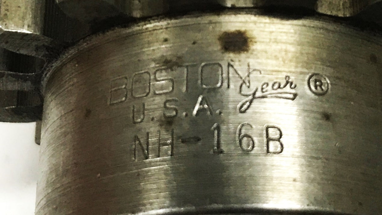 Boston Gear 16-Tooth Spur Gear NH-16B NOS