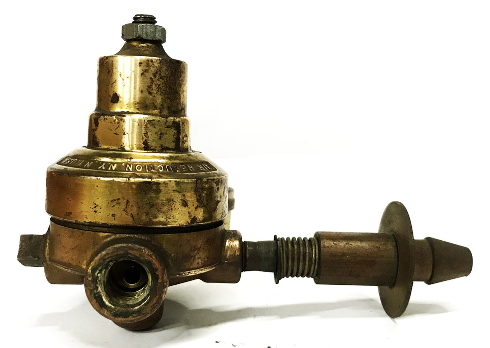 Marsh Instrument Company 0-3000 Brass Air Pressure Gauge Assembly USED