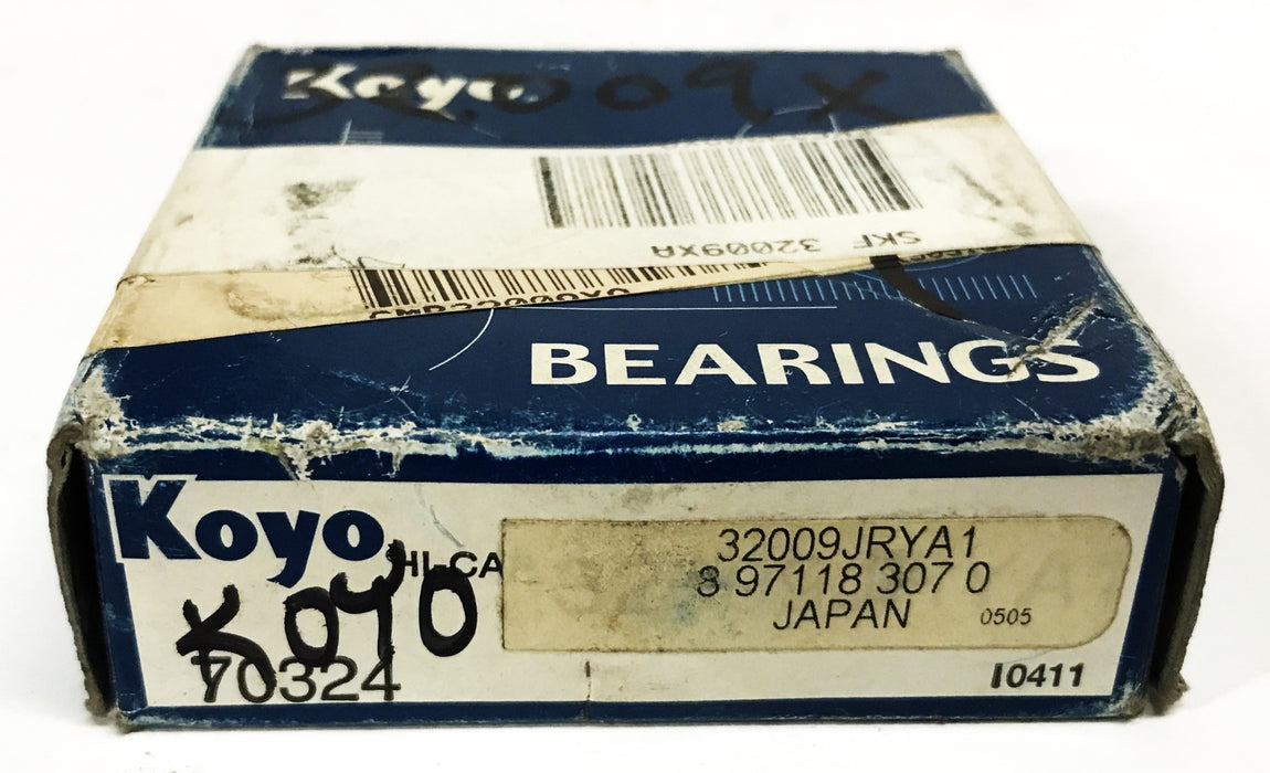 Koyo Tapered Roller Bearing Cone and Cup 32009J [Lot of 2] NOS