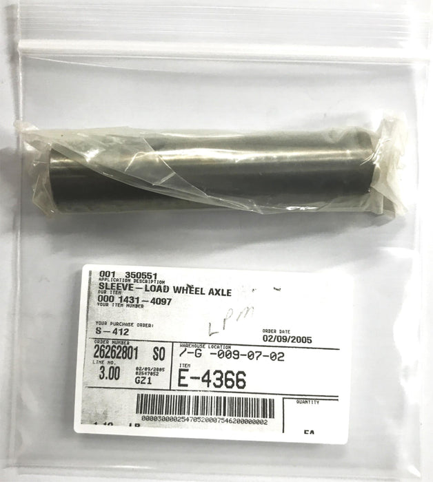 LPM Load Wheel Axle Sleeve 1431-4097 NOS