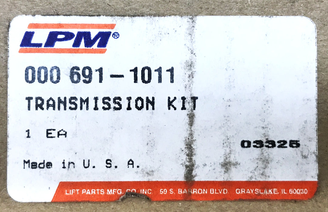 LPM Forklift 17-Piece Transmission Repair Kit 000-690-1011 NOS