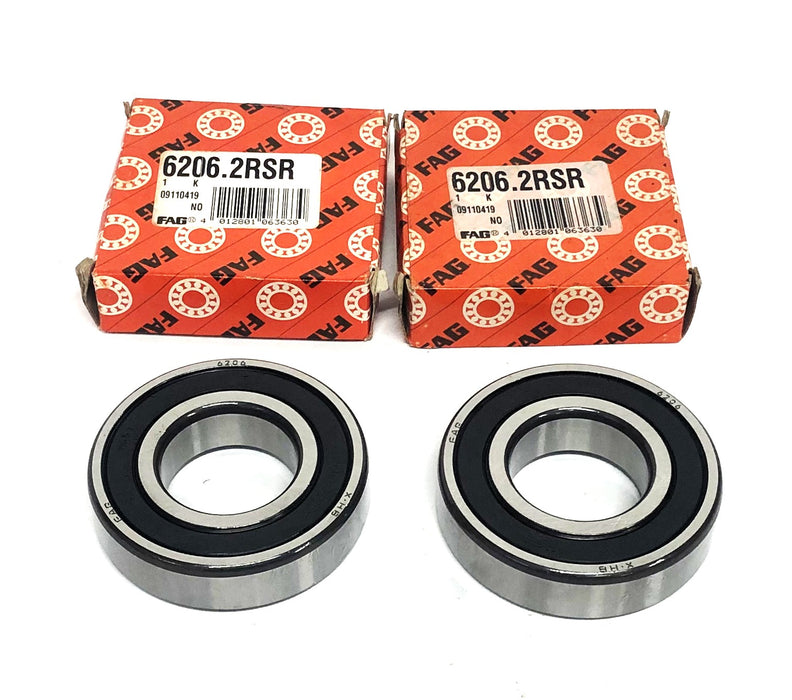 FAG Bearing 6206.2RSR [Lot of 2] NOS