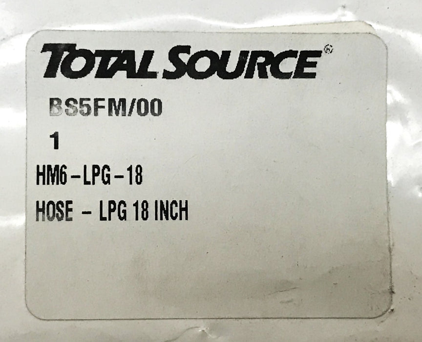 Total Source Forklift Helmar 18 inch Hose HM6-LPG-18 NOS