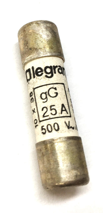 Legrand 25A/500V 10x38 Fuse 13325 [Lot of 10] NOS