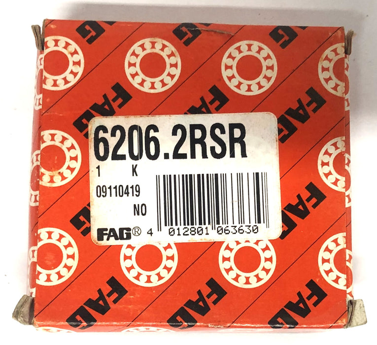FAG Bearing 6206.2RSR [Lot of 2] NOS