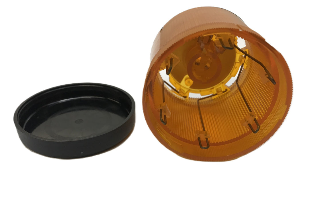 Werna Orange Signal Tower Stack Light Housing W/ Endcap 84030000 NOS
