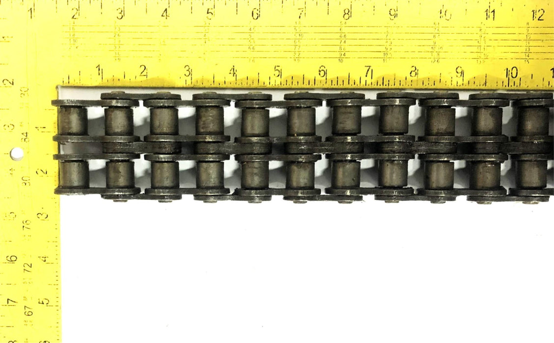 Link-Belt 8 Foot Double Strand Roller Chain 80 NOS