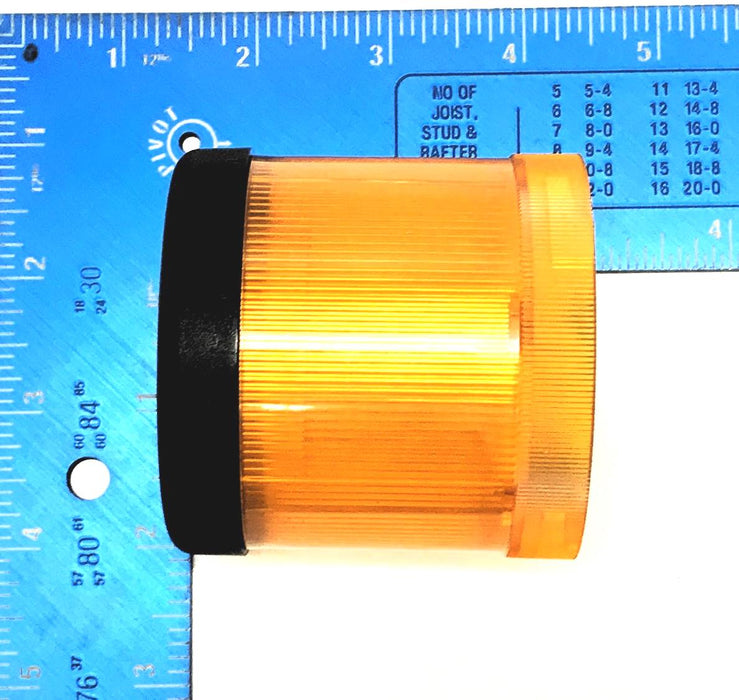 Werna Orange Signal Tower Stack Light Housing W/ Endcap 84030000 NOS