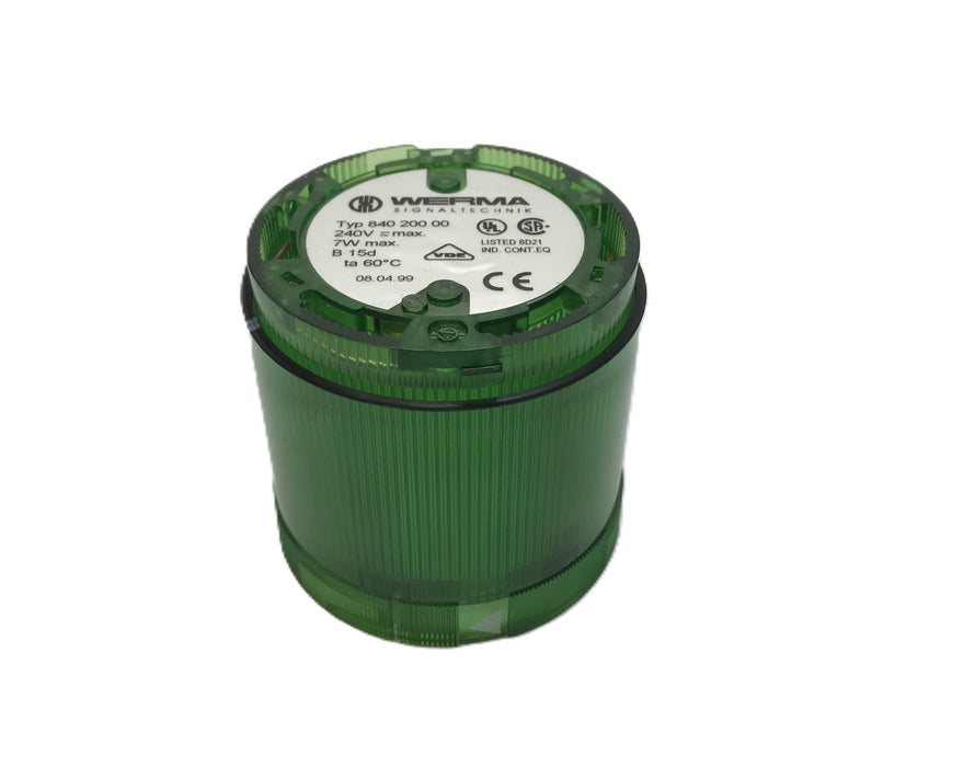 Werna Green Signal Tower Stack Light Housing 84020000 NOS