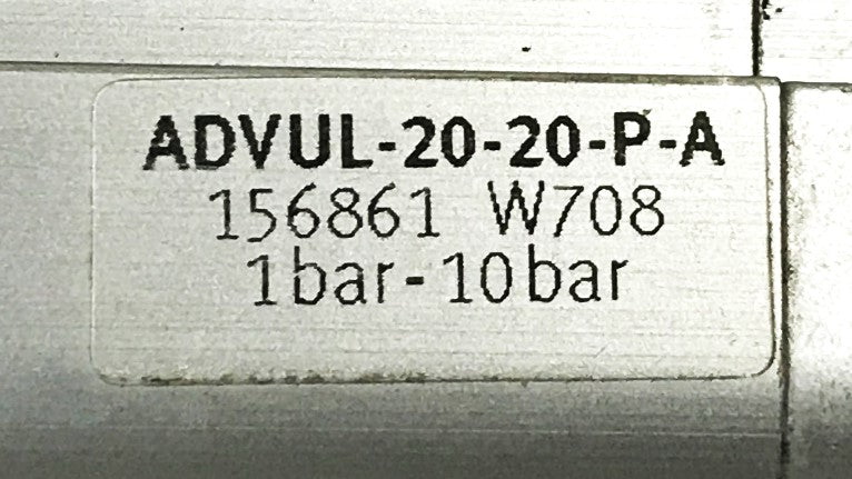 Festo Compact Pneumatic Cylinder ADVUL-20-20-P-A NOS