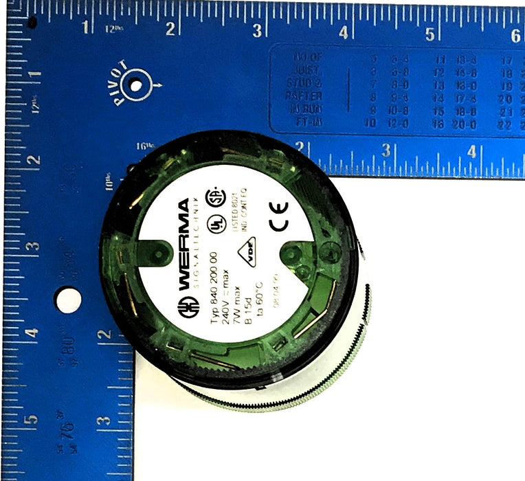 Werna Green Signal Tower Stack Light Housing 84020000 NOS