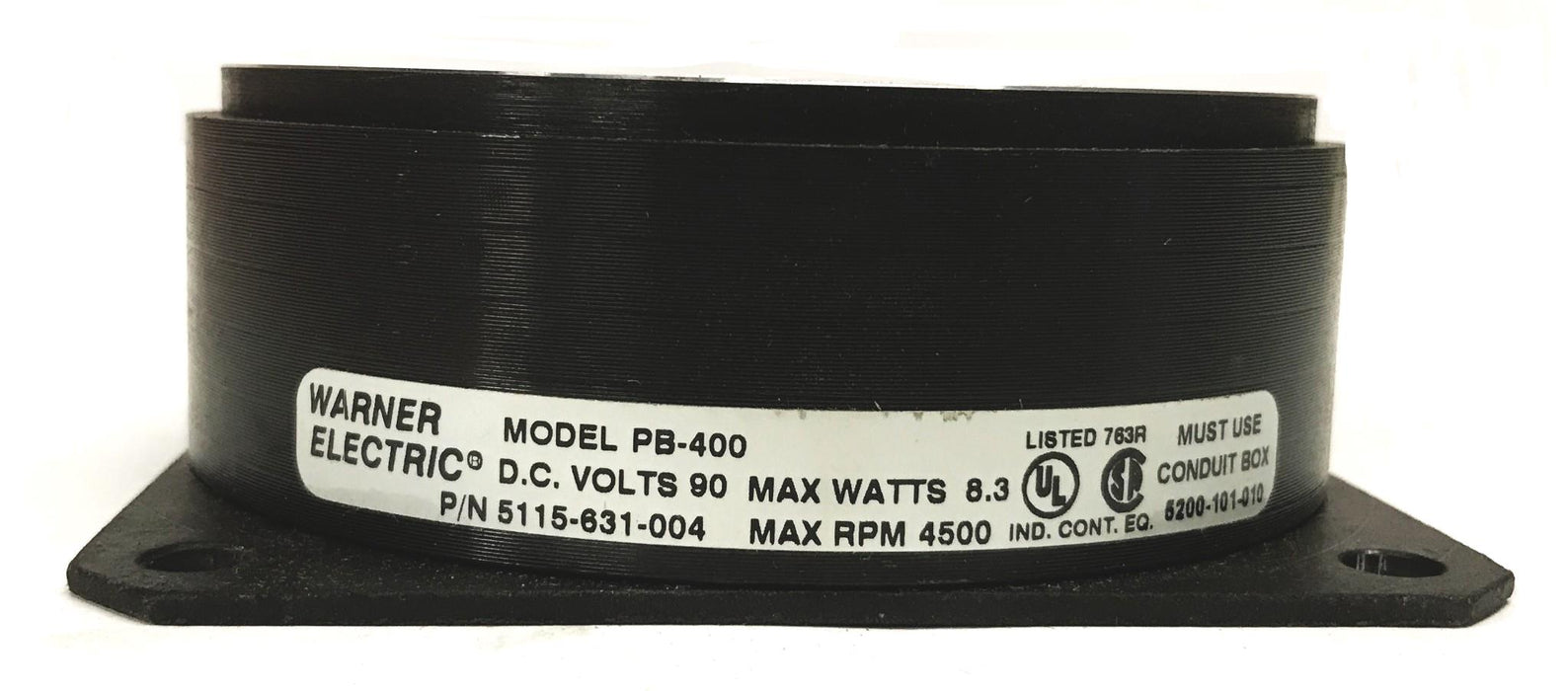 Warner PB400 Magnetic Assembly Clutch/Brake 5115631004 NOS