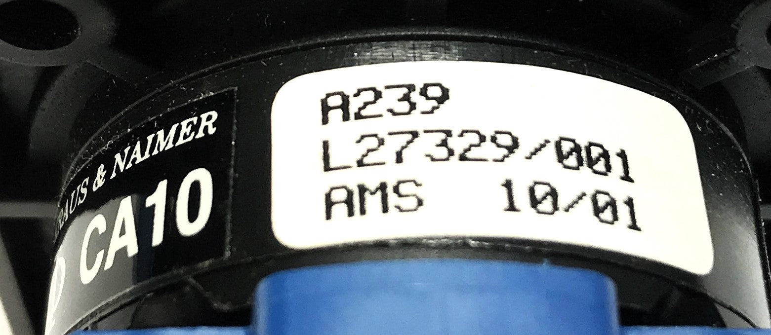 Kraus & Naimer Rotary Switch CA10-A239 (L27329/001) NOS