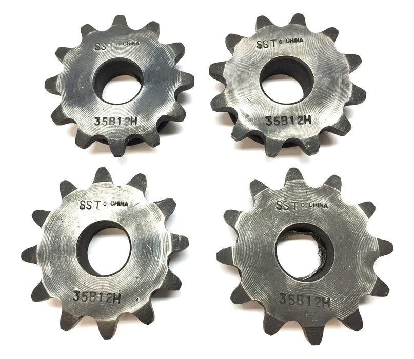 SST Roller Chain Sprocket 35B12H [Lot of 4] USED