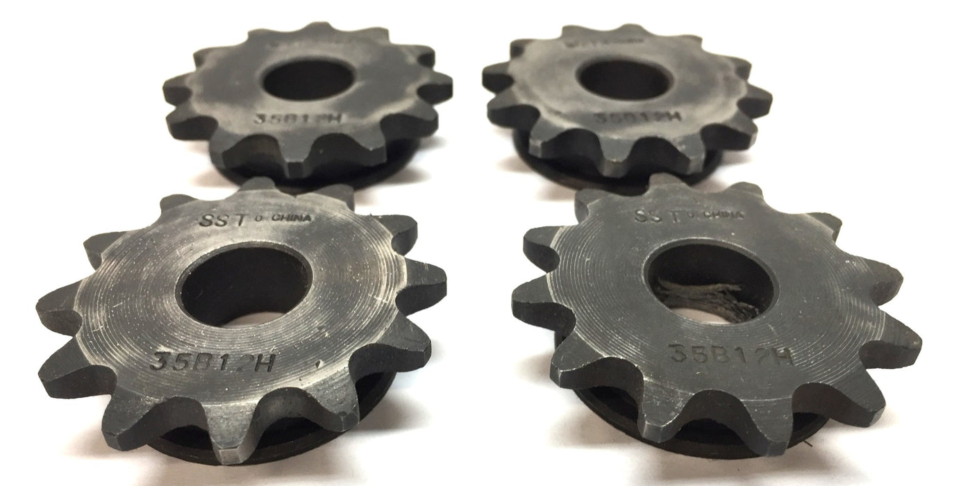 SST Roller Chain Sprocket 35B12H [Lot of 4] USED