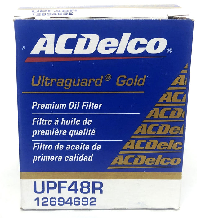 AC Delco Ultraguard Gold Premium Oil Filter UPF48R (12694692) NOS