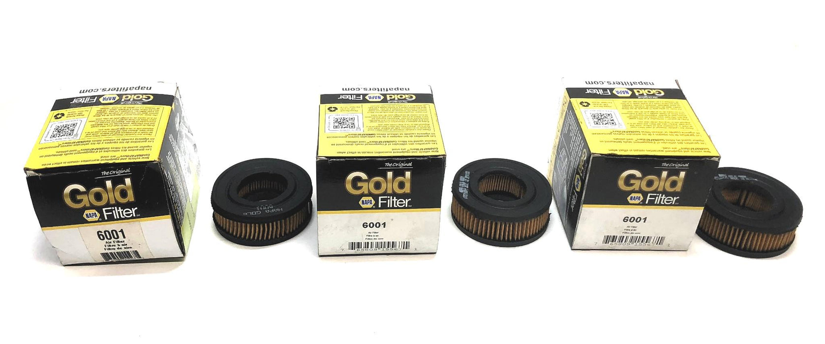 Napa Gold Air Filter 6001 [Lot of 3] NOS