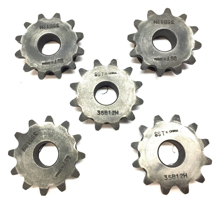 SST Roller Chain Sprocket 35B12H [Lot of 5] USED