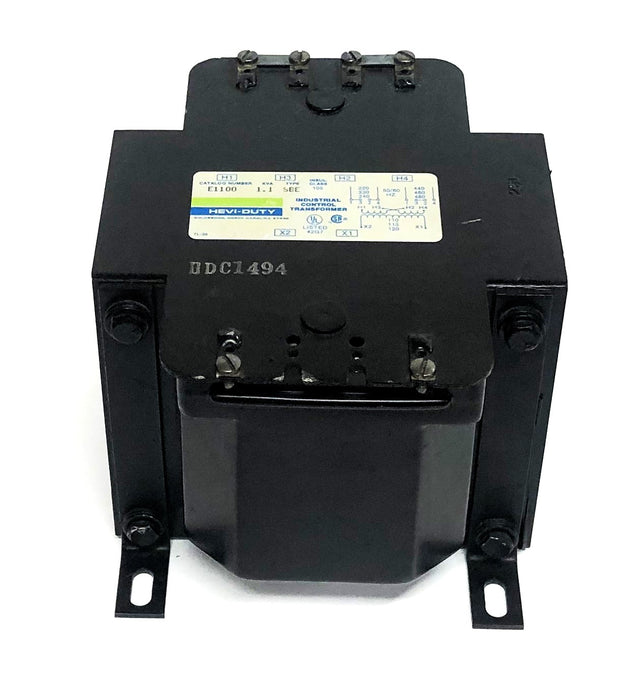 Hevi-Duty Type SBE 1.1 KVA Class 105 Industrial Control Transformer E1100 NOS