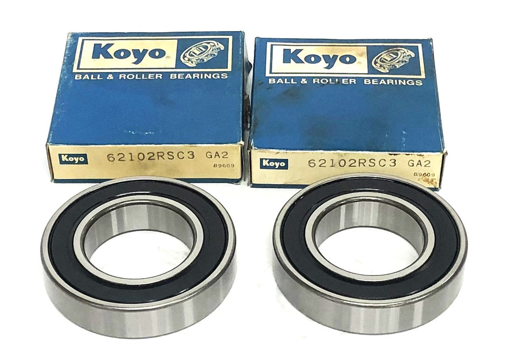 Koyo Ball Bearing 62102RSC3 [Lot of 2] NOS
