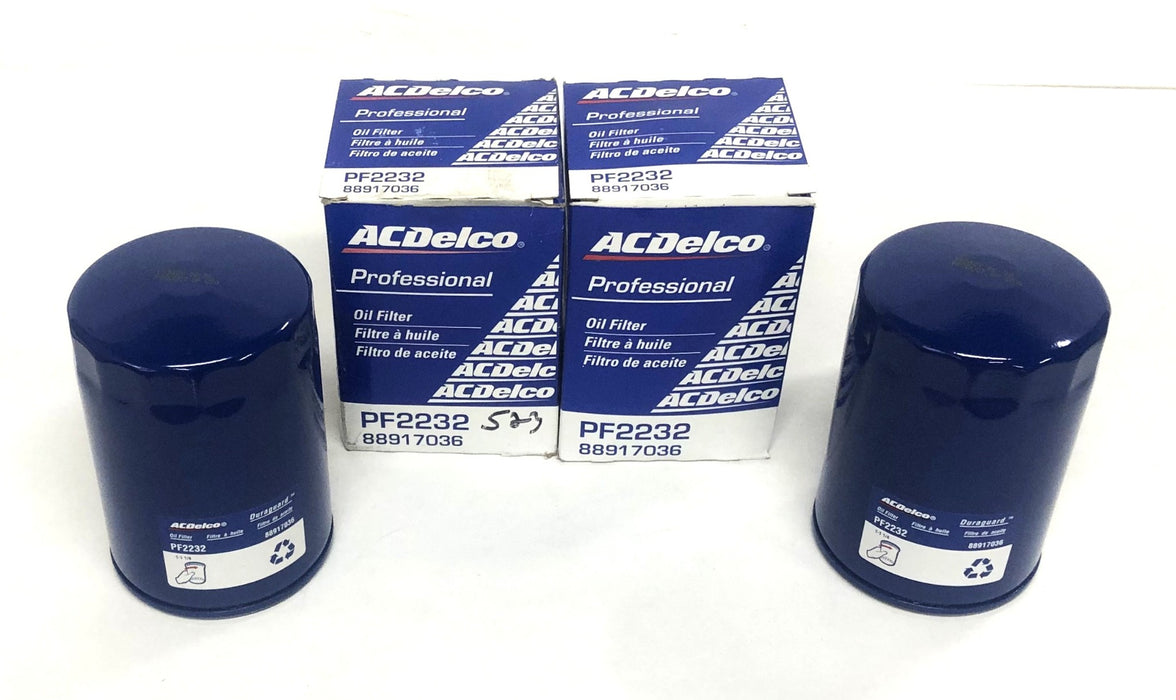 AC Delco Professional Oil Filter PF2232 (88917036) [Lot of 2] NOS