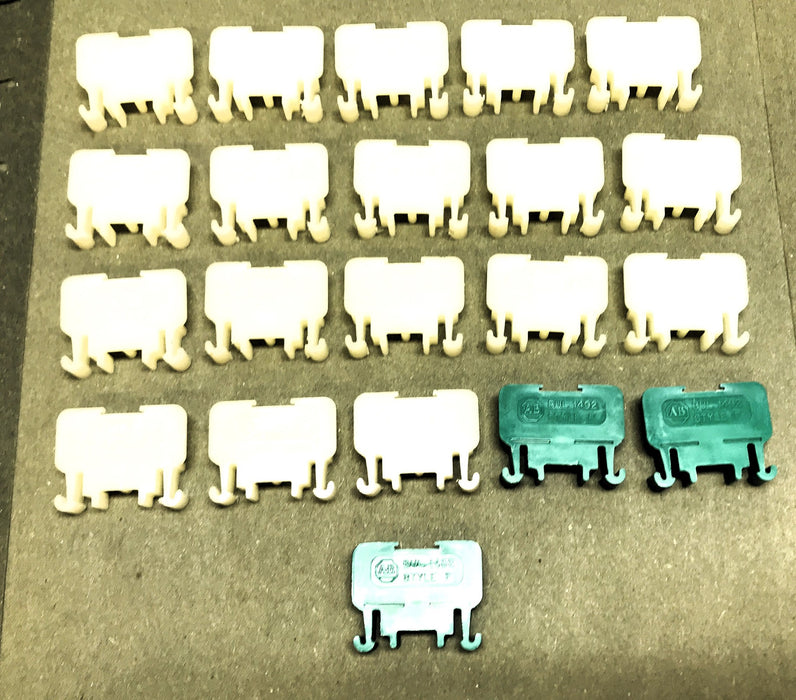 Allen-Bradley Style F Terminal Block End Barrier BUL1492 [Lot of 21] USED