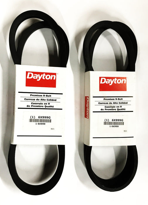 Dayton Premium V-Belt 6X999G [Lot of 2] NOS