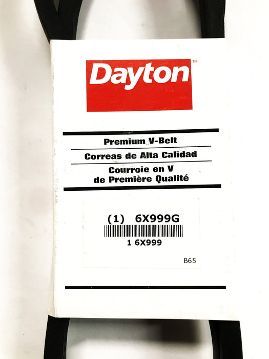 Dayton Premium V-Belt 6X999G [Lot of 2] NOS