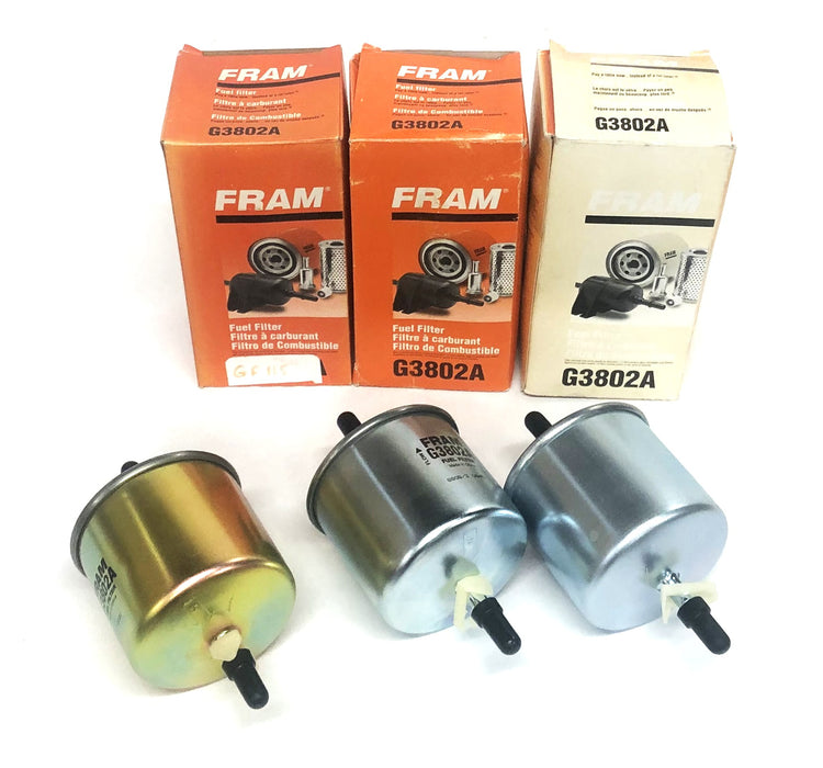Fram Fuel Filter G3802A [Lot of 3] NOS