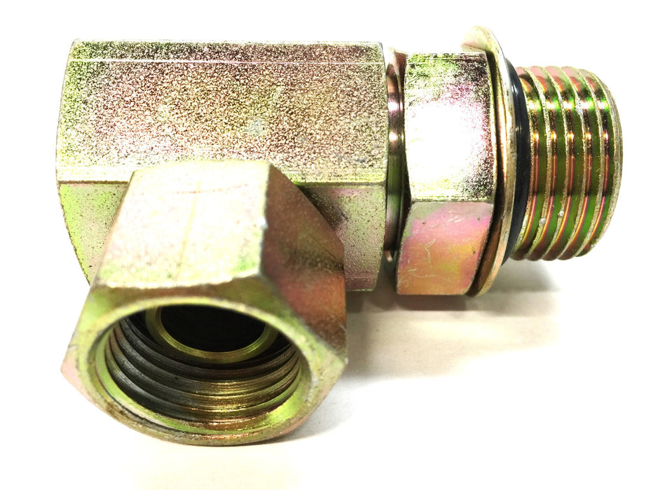 Unbranded .75" Female to 1" Male 90-Degree Compression Elbow Fitting NOS