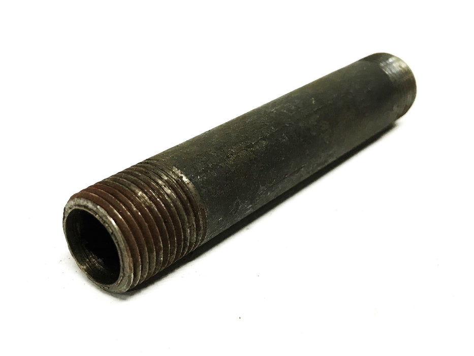 Unbranded Black Steel Threaded Pipe 3/8 inch x 3-1/2 inch [Lot of 24] NOS
