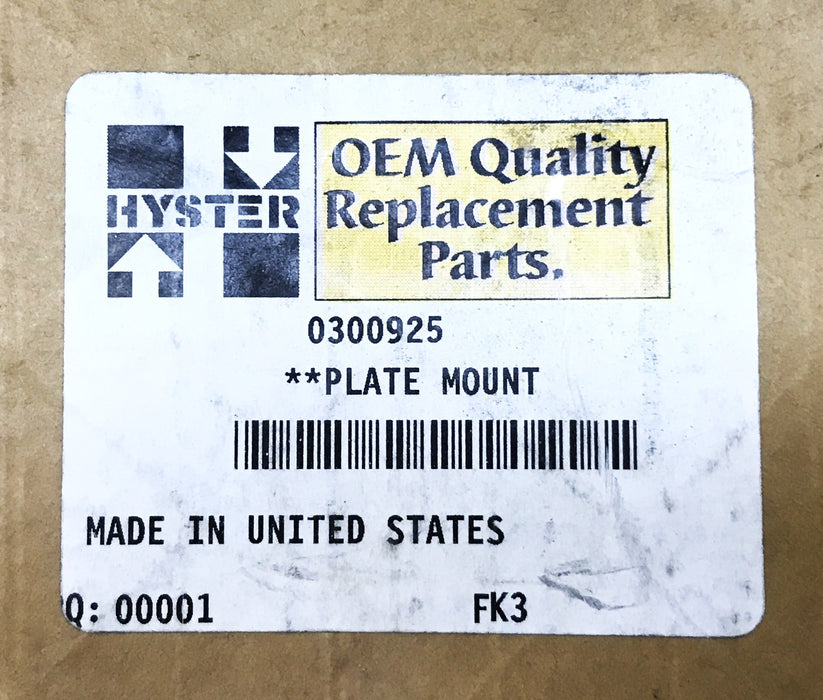 Hyster Forklift Hyster Flex Torque Converter Plate 0300925 NOS