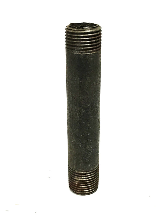 Unbranded Black Steel Threaded Pipe 3/8 inch x 3-1/2 inch [Lot of 24] NOS