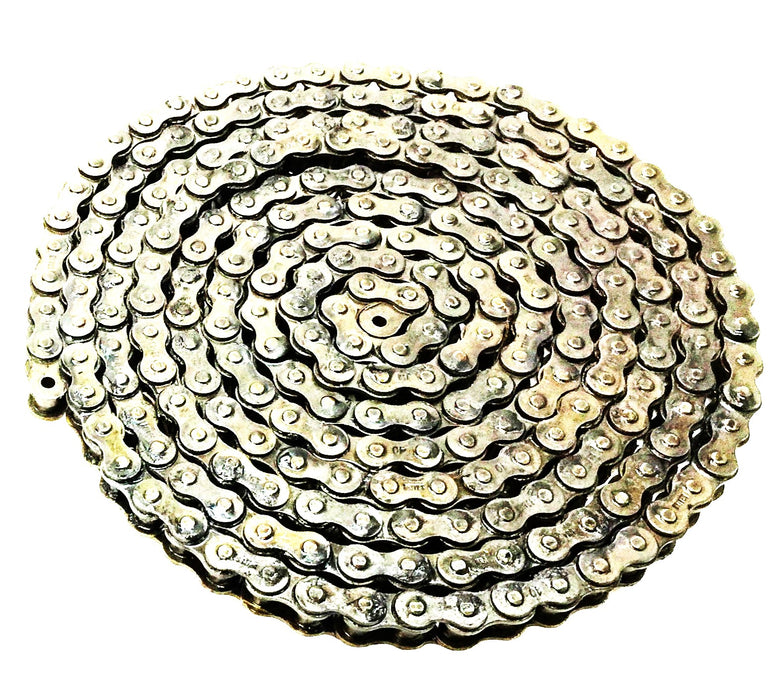 Drives 10' Riveted Open Roller Chain #40 [Lot of 2] NOS