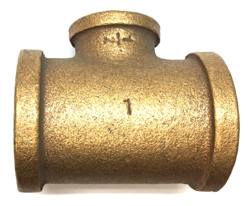 YIH 1" x 1 x 1/2" Bronze Reducing Tee [Lot of 3] NOS