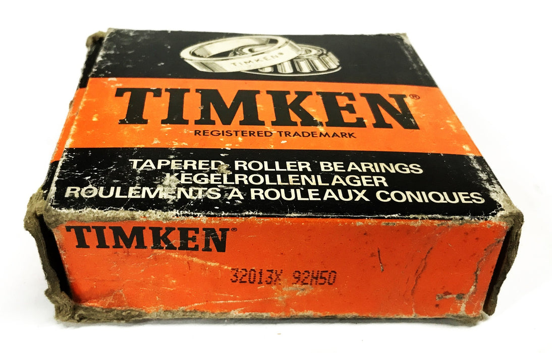 Timken 4 inch Tapered Roller Bearing Cone and Cup 32013X-92H50 NOS