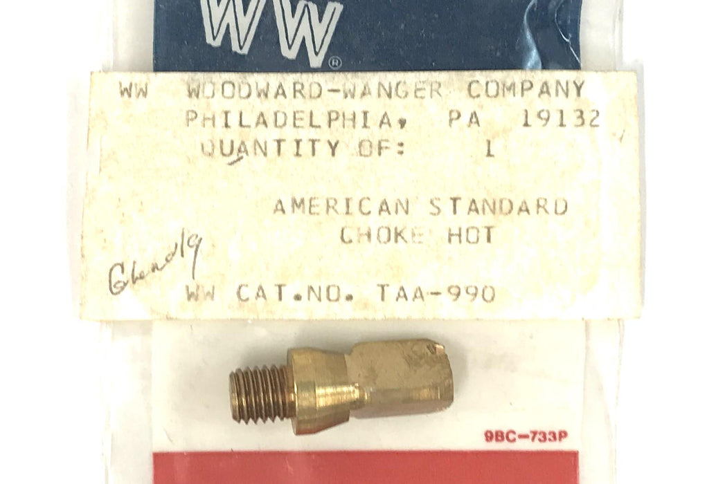 American Standard Hot Water Choke 1397-2700 NOS