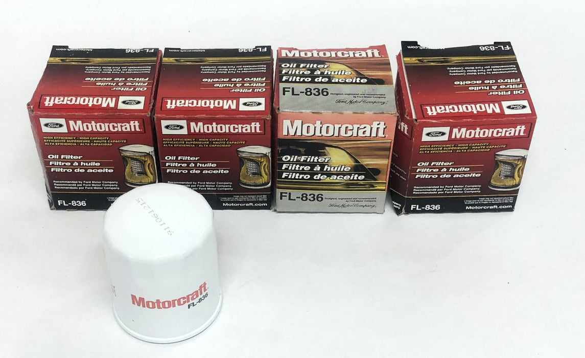 Ford Motorcraft Oil Filter FL-836 [Lot of 4] NOS