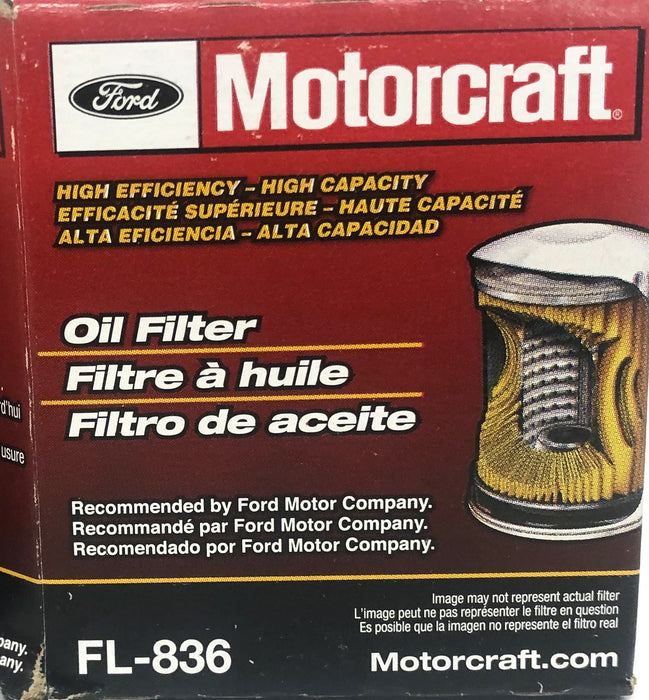 Ford Motorcraft Oil Filter FL-836 [Lot of 4] NOS