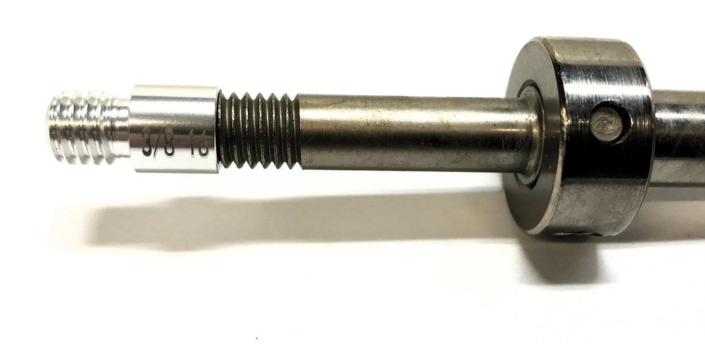 Unbranded Approx 7" OAL 3/8"-16 Thread Spindle NOS