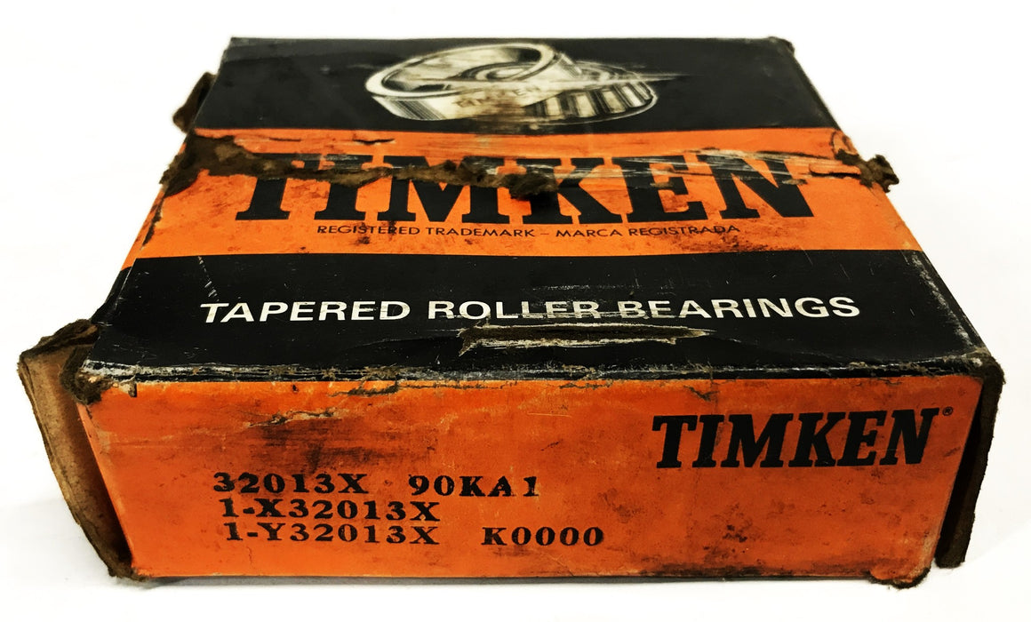 Timken 4 inch Tapered Roller Bearing Cone and Cup 32013X-90KA1 NOS