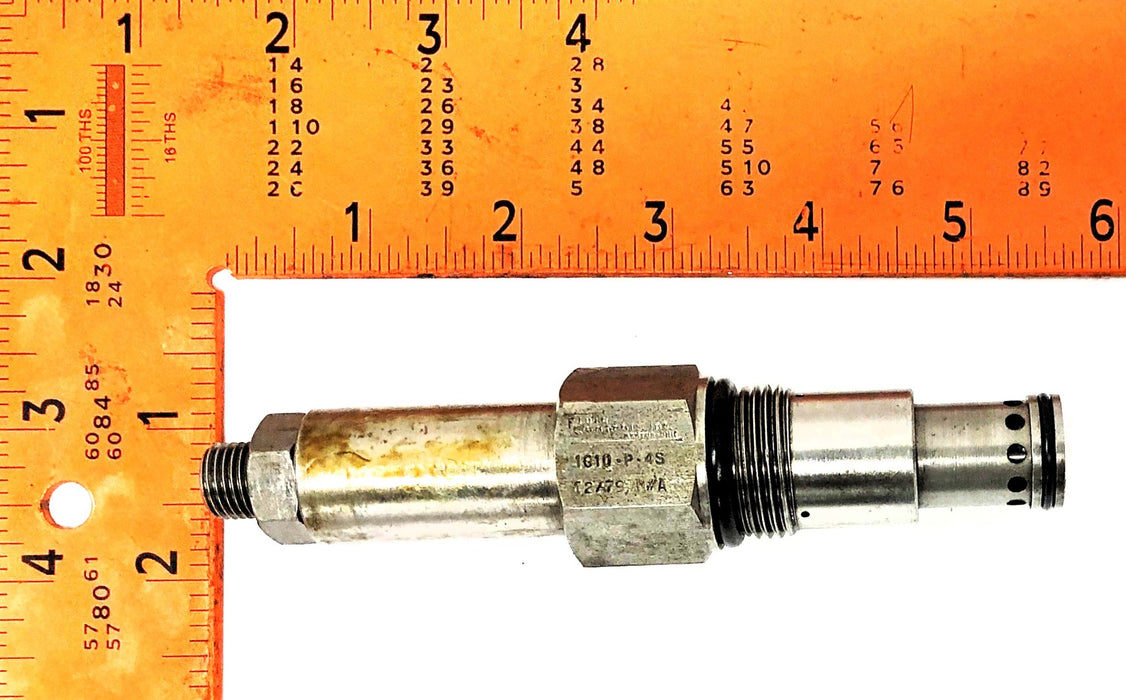 Fluid Controls Hydraulic Control Relief Valve 1G10-P-4S NOS