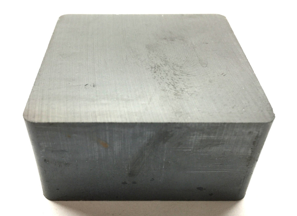 Unbranded 2" x 2" x 1" Case of Unmagnetized Block Ferrite Magnets (28pcs) NOS