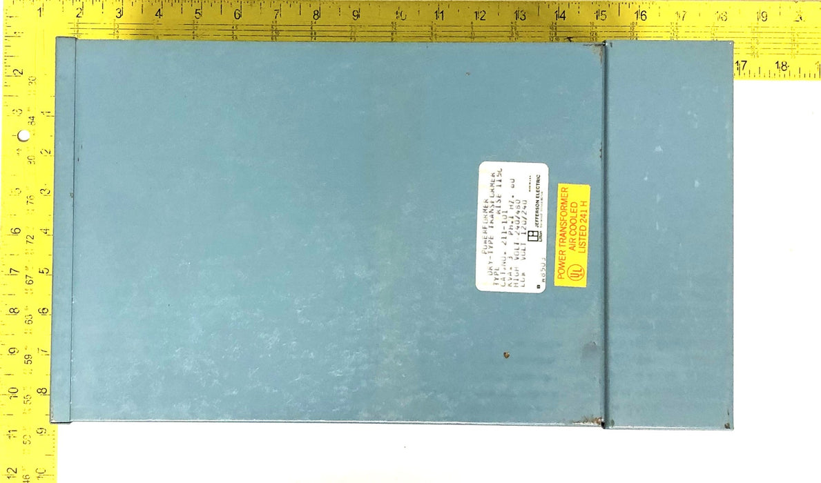 Jefferson Electric Powerformer Dry-Type 3 KVA 1 PH 60 Hz Transformer 211-101 NOS