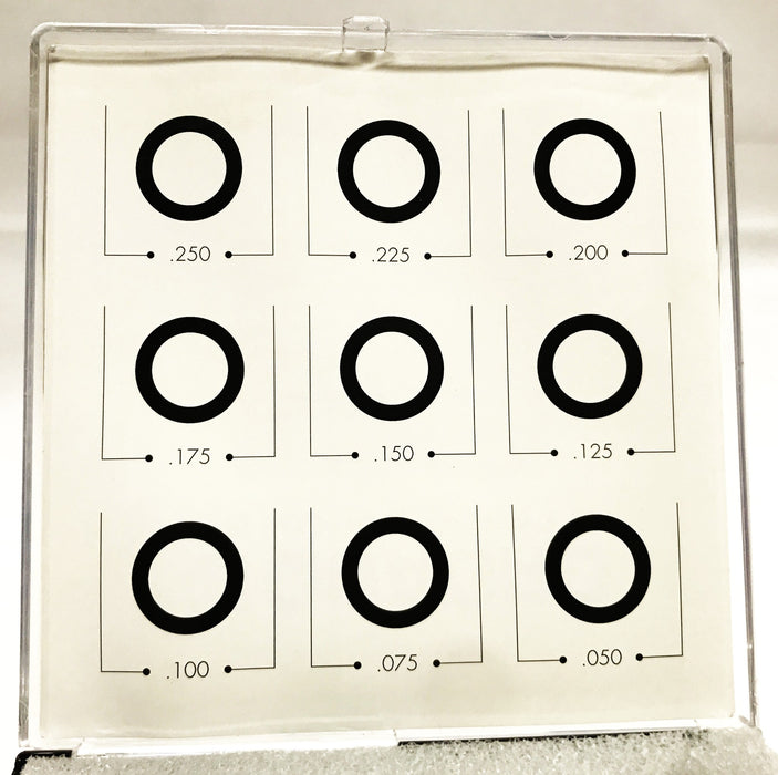 Quadro 9-Piece Spacer Set 197-15-001 (Partial Set of 7) NOS