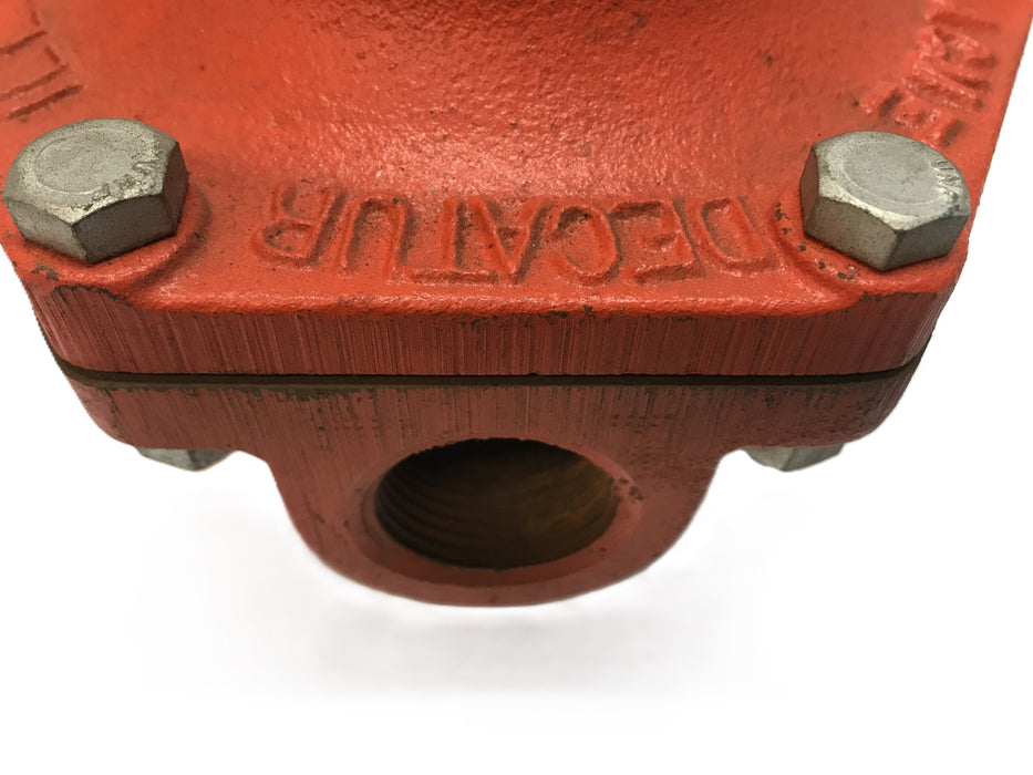 Cash Acme Decatur Pressure Reducing Regulator Valve 2885NC NOS