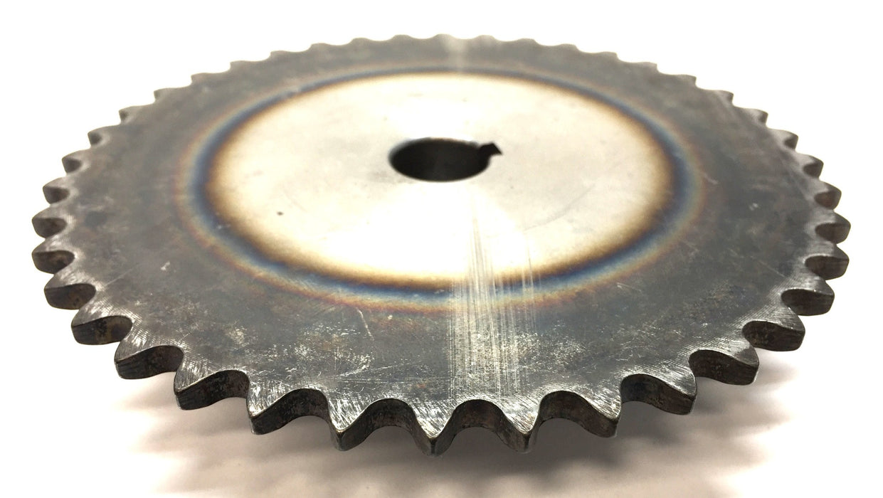 Unbranded 40-Tooth Sprocket with .62 I.D/.2.25 O.D w/Keyway USED