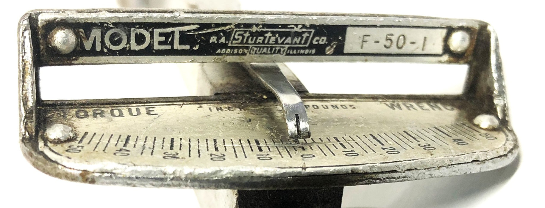 Sturtevant Richmont 3/8 inch M Series Flat Beam Torque Wrench M-50-1 USED