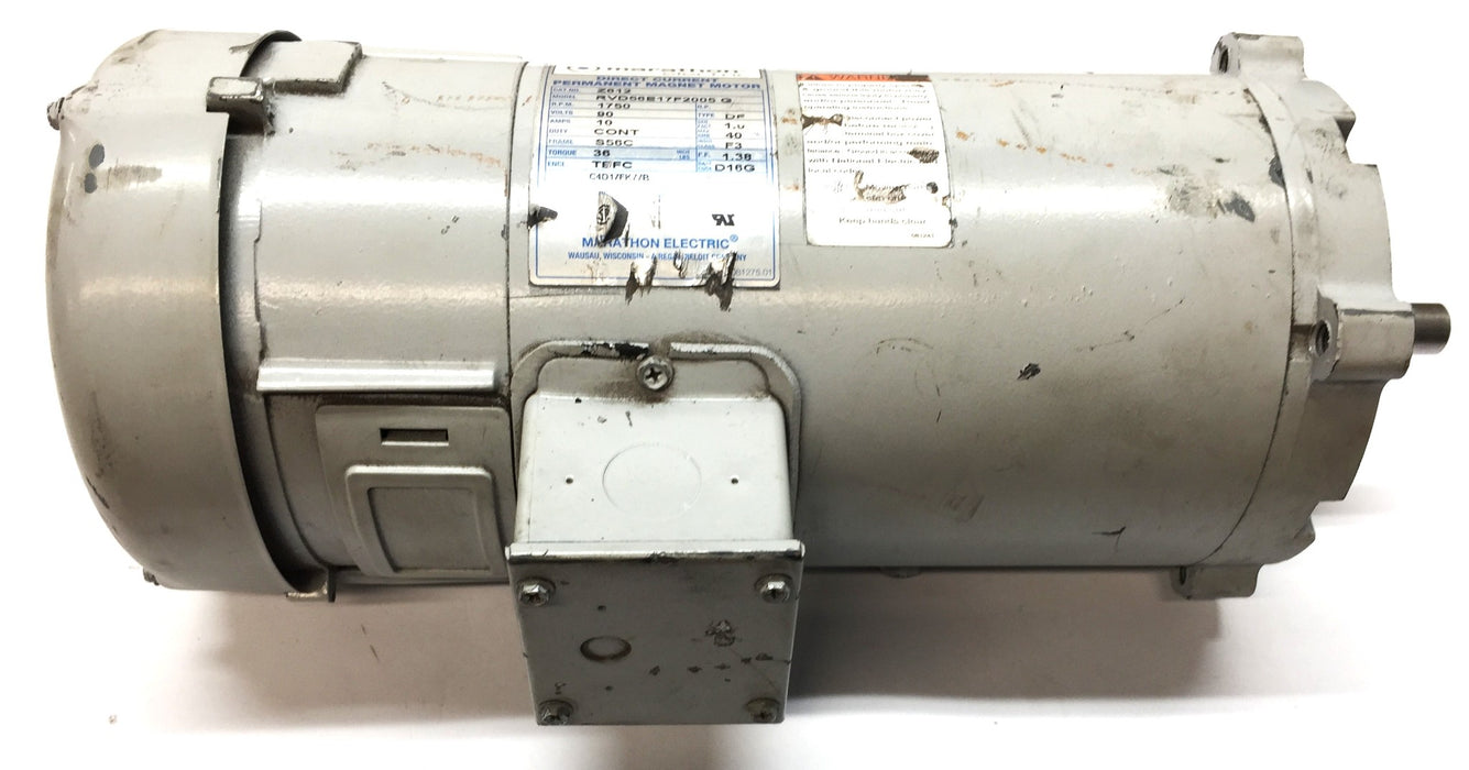 Marathon Z612 Direct Current Permanent Magnet Motor RVD56E17F2005G USED
