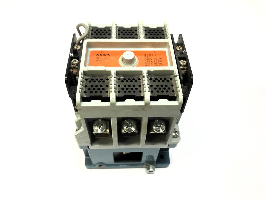 Asea Phase Contactor (Small Crack in Plastic) EG 80 L-1 USED